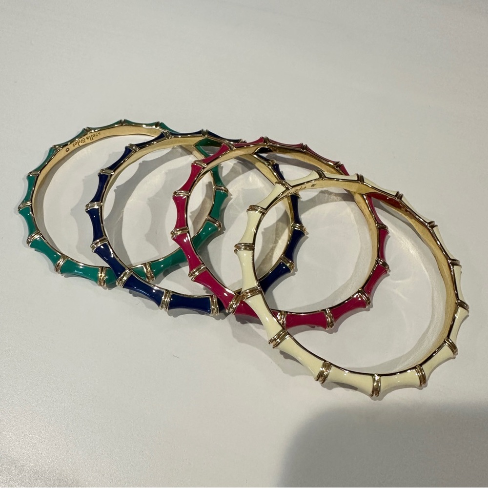 Stella & Dot Bangle Bracelets Set